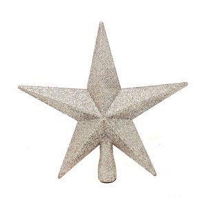 Champagne Gold 8" Star Christmas Wreath Attachment
